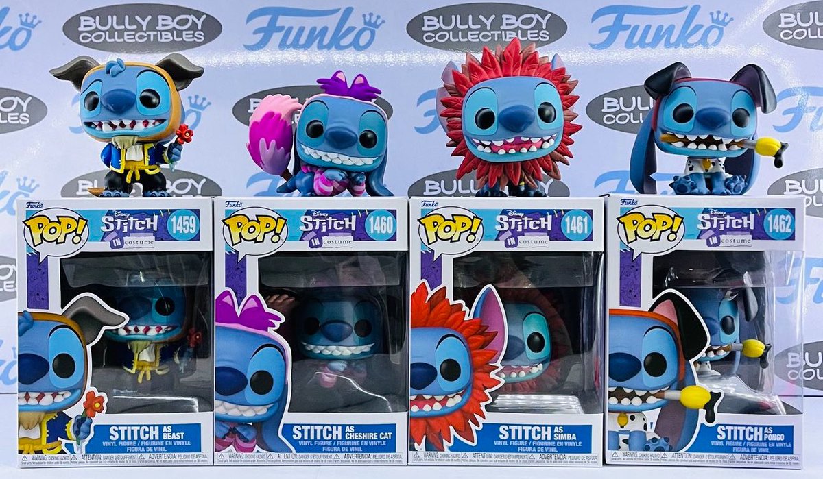 Closer look at the Stitch in costume Pops! Available for preorder. #Ad #Disney . amzn.to/49PdW76 . Credit @bullyboycollectibles #Disney #LiloandStitch #Stitch #Funko #FunkoPop #FunkoPopVinyl #Pop #PopVinyl #Collectibles #Collectible #FunkoCollector #FunkoPops #Collector…