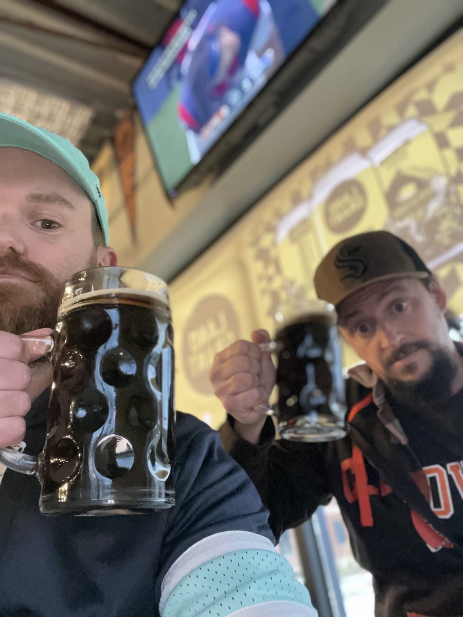 JTMatthews13's tweet photo. @KrakenCanada That time @BrianJB85 and I got to see them get the W at our first @SeattleKraken game in Columbus! https://t.co/PGlFAMU9yc