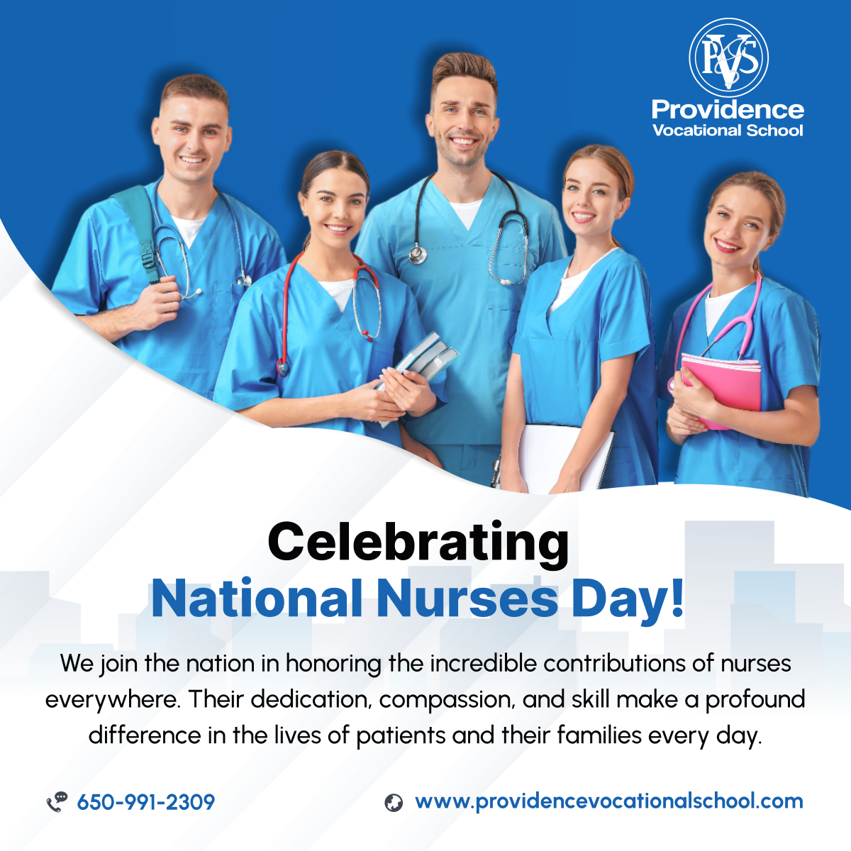 To all the superheroes in scrubs making a difference in the world, we salute you! Happy National Nurses Day! Thank you for all that you do! 

#NationalNursesDay #VocationalSchool #DalyCityCA