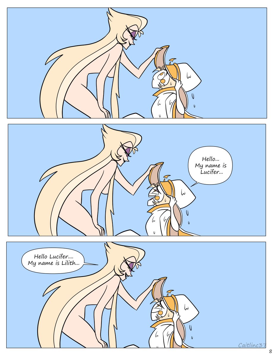 caitlinc37's tweet photo. And the rest!(5-8) #HazbinHotelL #Lucililith #HazbinHotelLilith #HazbinHotelFanart https://t.co/a0TnxbwfUQ