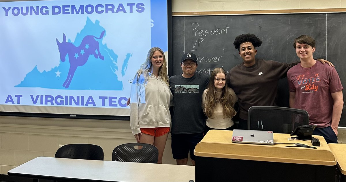 Young Democrats at Virginia Tech tweet media