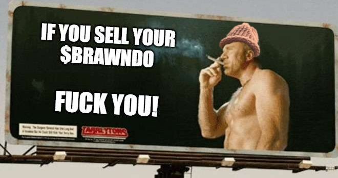 JohnnyPotSmokr's tweet photo. Go support my token, or fuck you. 

$BRAWNDO
ca: DUuqTfp6CxceXiuaqeHoSwH2NoYegPBav8NmcE1azHQU 

Don't make me start burning the supply again. 

Thanks,
Johnny Brawndo

#AllTimeHydration #Brawndo #SolanaMemeCoins https://t.co/vh9J5Coiym