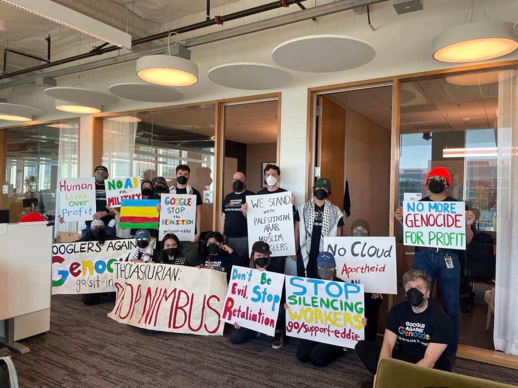 Google fires 28 employees involved in sit-in protest over $1.2B Israel contract trib.al/BrNmUoE