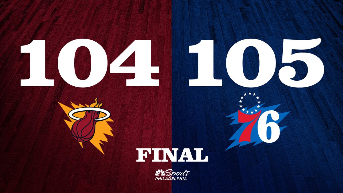 NBCSPhilly's tweet photo. WHAT. A. GAME.

SIXERS WIN! https://t.co/Hg3865ckJf