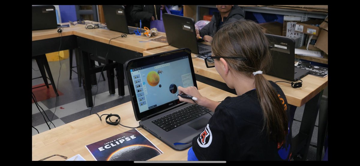 mrsemilybyers's tweet image. On 4/5, we had the first ever JA Space Night. It was so great to showcase our #AWSThinkBiGSpace and see families learning together. It was a fabulous event right before experiencing a total solar eclipse. Thank you #AWSinCommunities for your support! #ElevateAlder