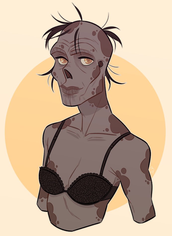 thequeencryptid's tweet photo. My ghoul gal, Delilah! #FalloutOCs https://t.co/Uhlo1TR6My