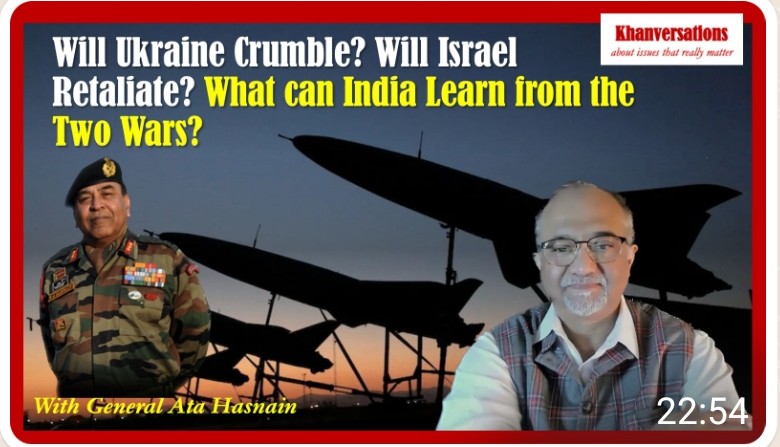 On Khanversations we assessed the state of two wars -- Russia-Ukraine and Israel-Iran, and also identified the lessons that India can draw from them. Do watch and share. Will Ukraine Crumble? Will Israel Retaliate? What can India Learn from the Two Wars? youtu.be/e6w2WFCh61o