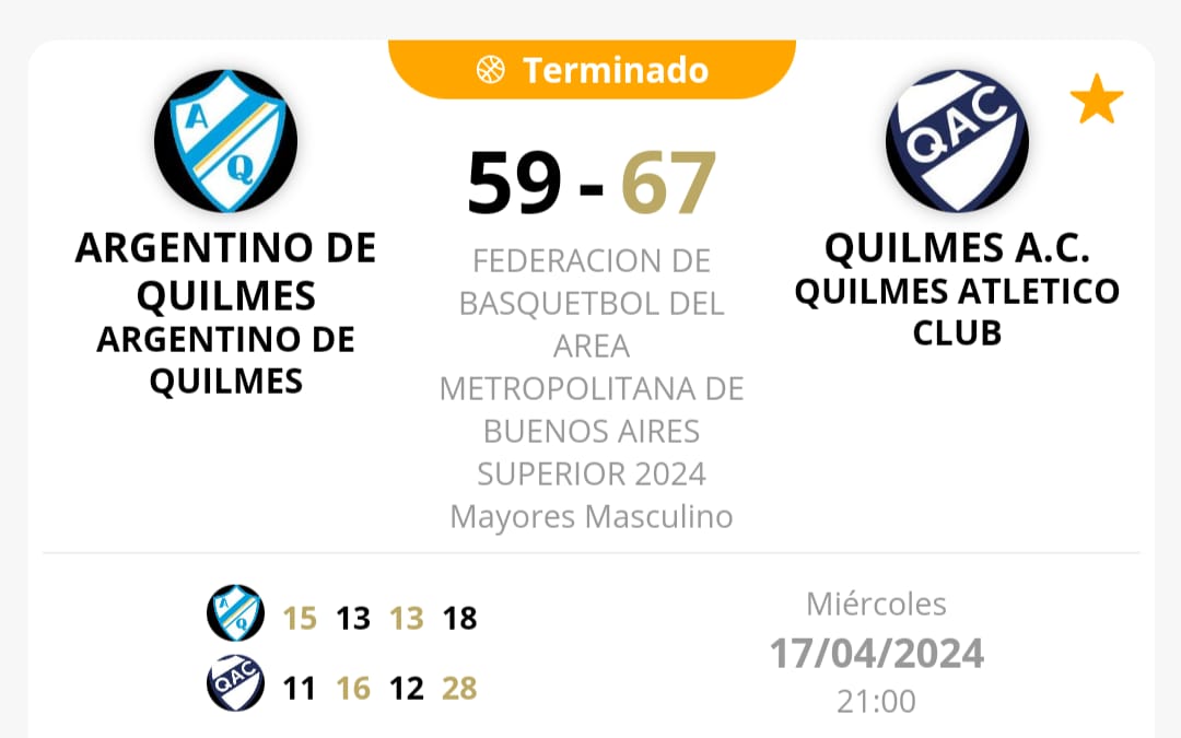 Clásico triunfo!!! Felicitaciones cuerpo técnico y jugadores por esta victoria. Vamos Quilmes carajo!!! ⬜️🟦⬜️🍺