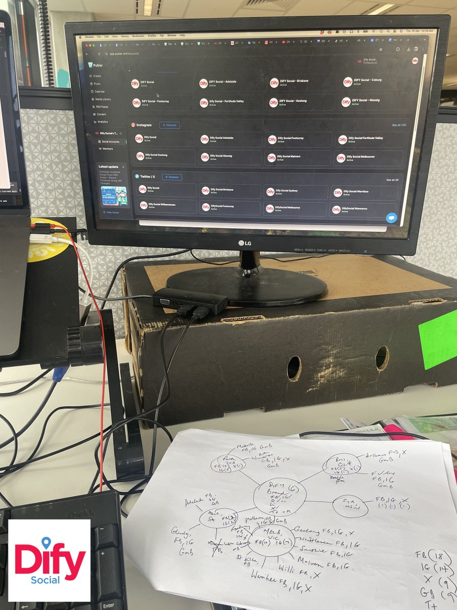 DifySocial's tweet photo. Having had Hootsuite double the price of @DifySocial's legacy Professional plan* unannounced, we've now transferred all of our business social media channels to @publer ๐ฆธโโ๏ธ https://t.co/jyHY1RIhwa
#supportlocal #smallbusiness #socialmedia #difysocial https://t.co/DN8DDkGLtv