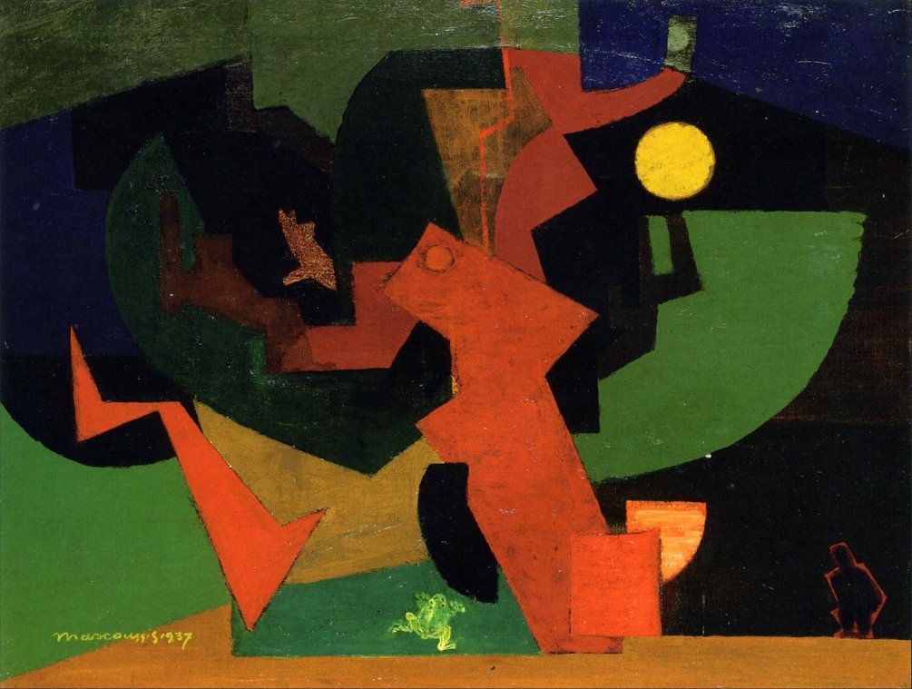 Louis Marcoussis Nuit II (Composition with Frog)