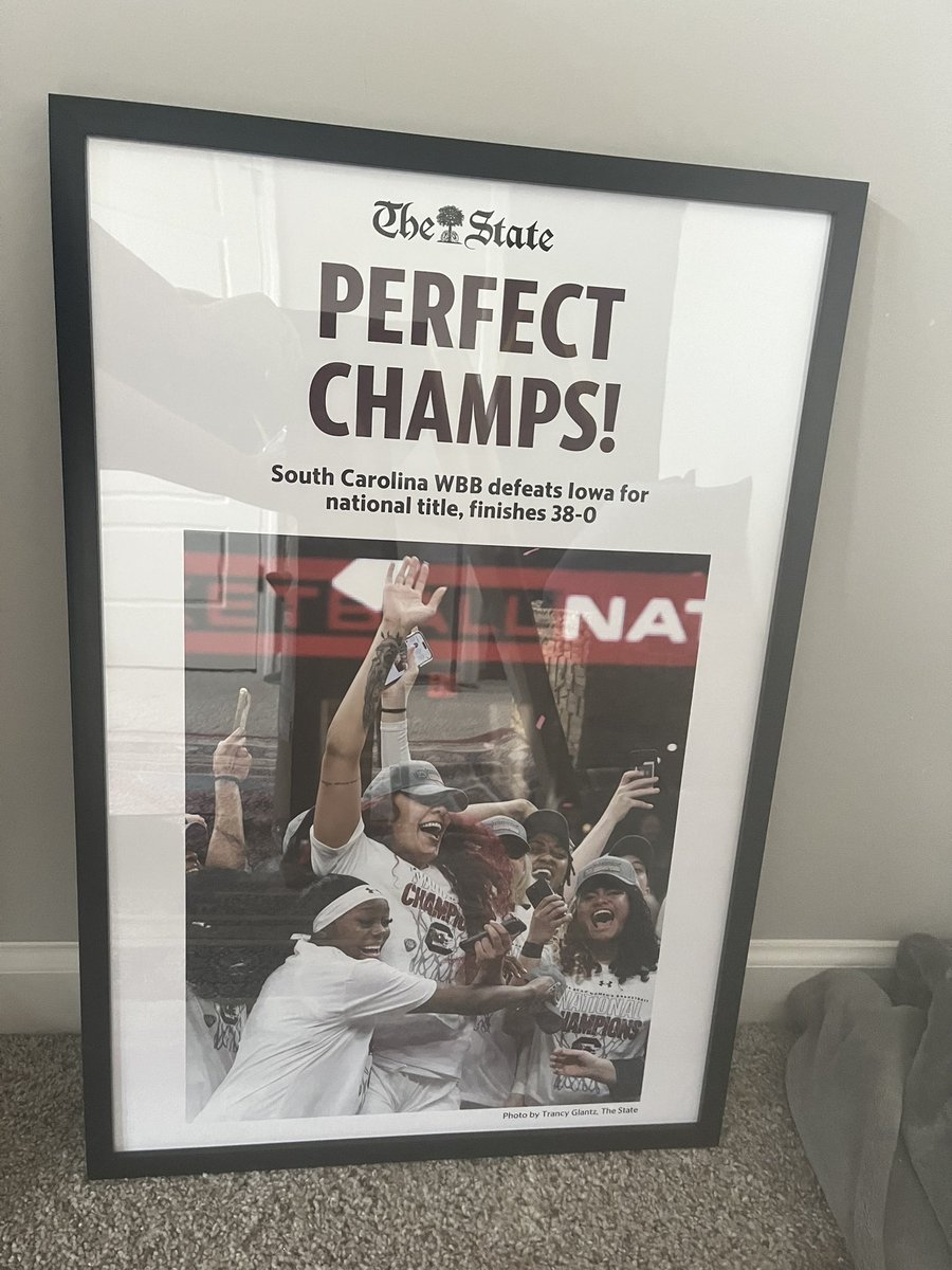 New office decor to hang! #NothingBeatsLOVE #NationalChampions