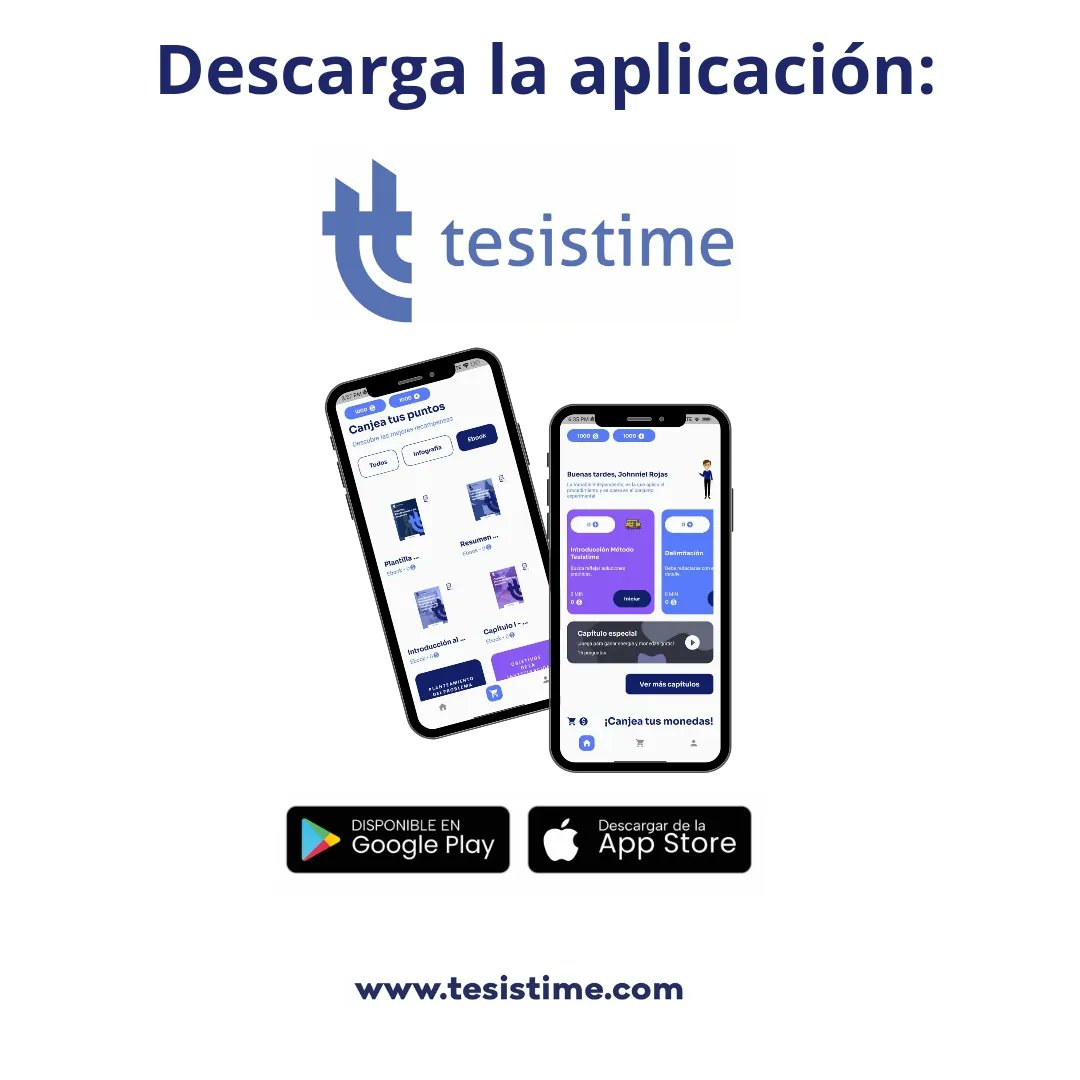 En concordancia con el objetivo 4 de los ODS que expresa: “Garantizar una educación inclusiva y equitativa de calidad y promover oportunidades de aprendizaje a lo largo de toda la vida para todos", de donde se deriva nuestro compromiso 
#tesistime #Tesis #investigacióncientífica