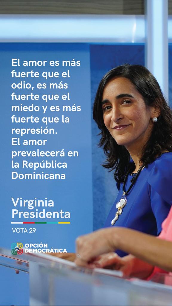 Virginia Antares, candidata Presidencial de Opción Democrática en la casilla 29 @VirginiaAntares #ElVerdaderoDebate