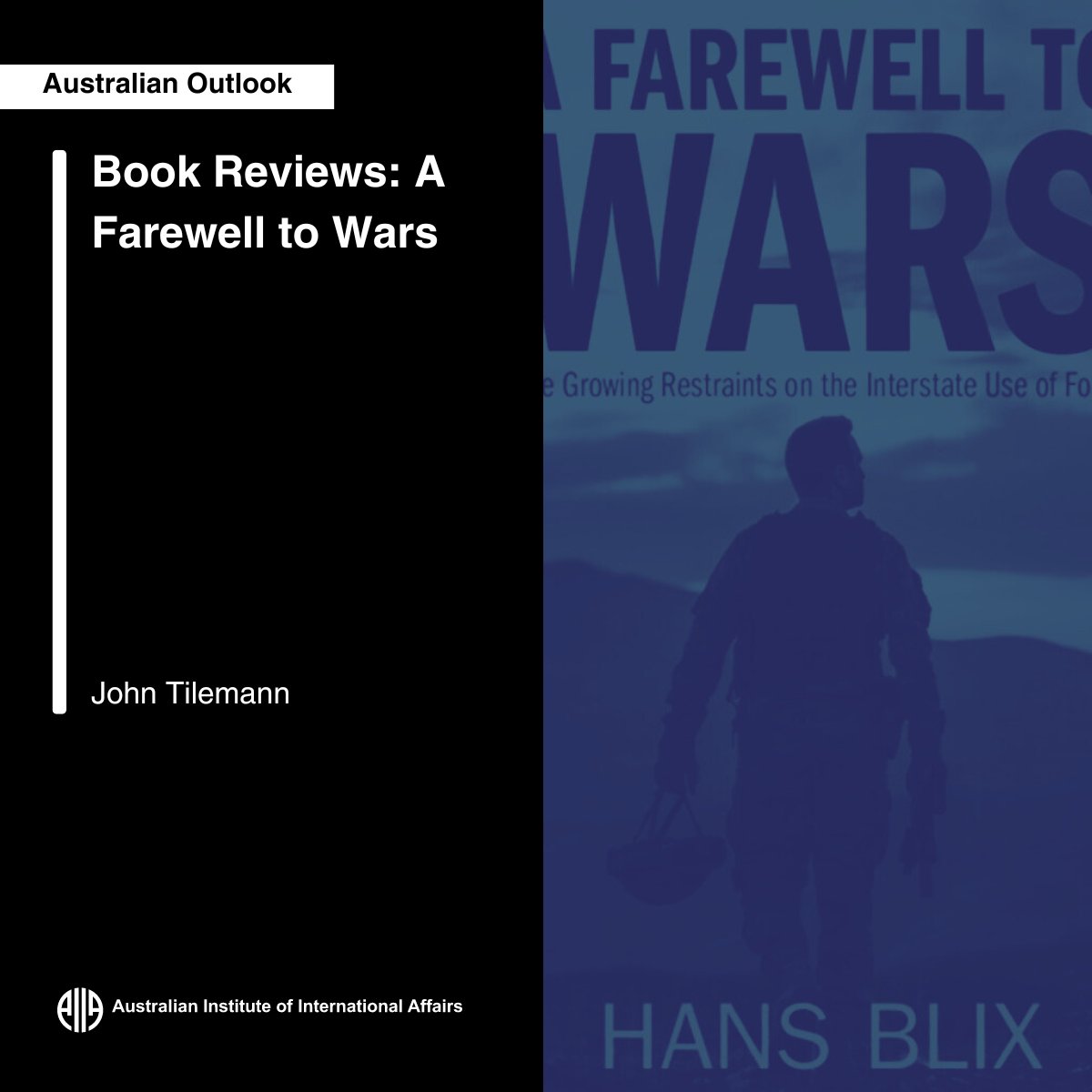 “Hans Blix’s latest book...demonstrates how, over the last two centuries, the international system has accepted growing constraints on interstate use of force,” reviewed by John Tilemann Read more at Australian Outlook👇 ow.ly/5xCK50RhMqA