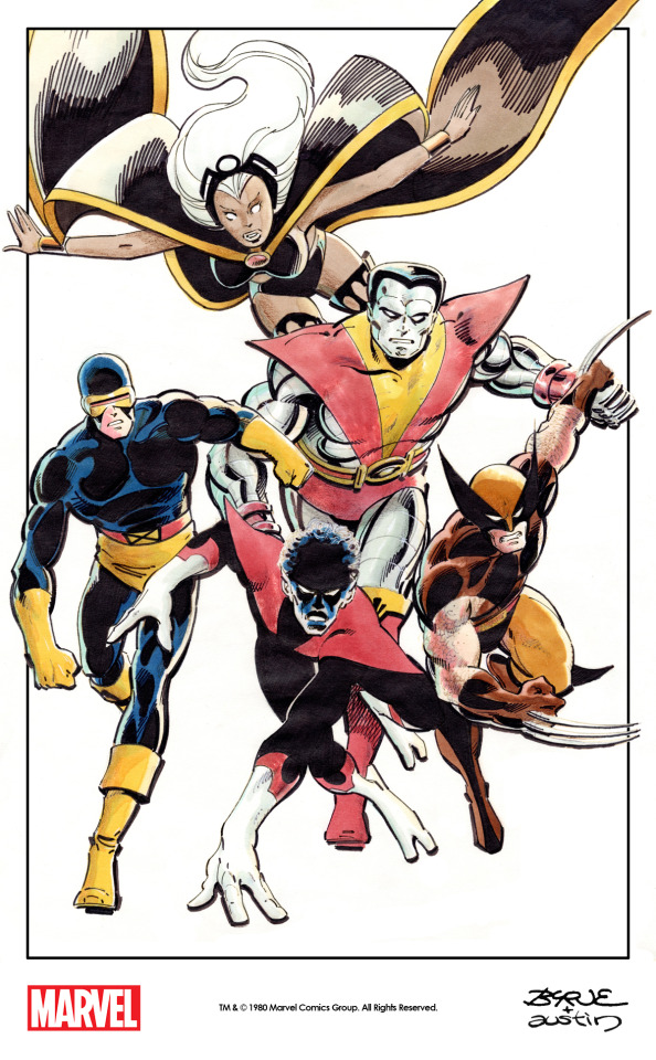 The X-Men by John Byrne with inks by Terry Austin and colors by Steve Oliff #comicart #comicbookart