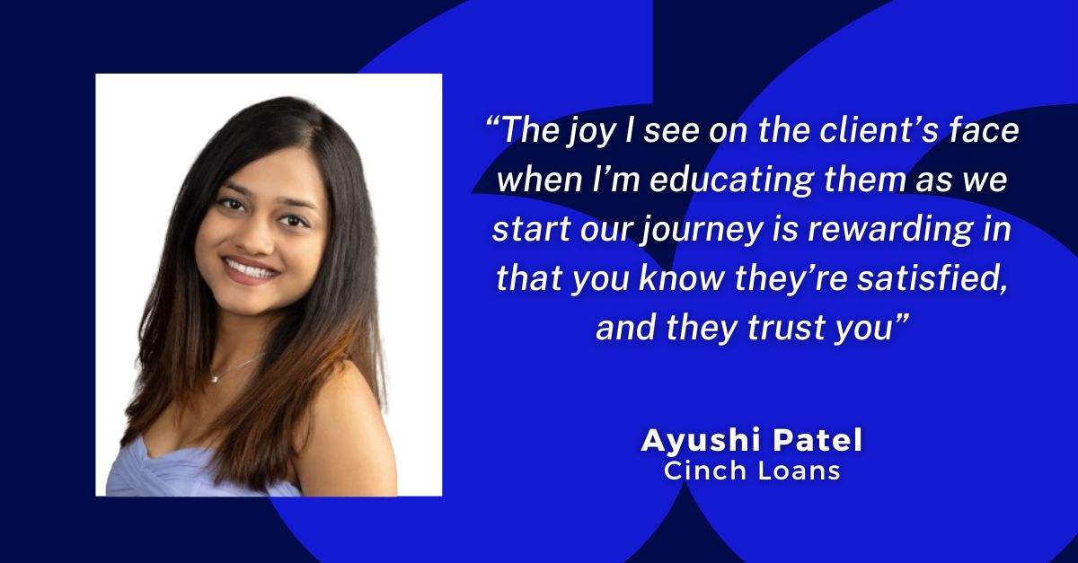 Ayushi Patel of Cinch is recognized as one of MPA's #RisingStars 2024. Her passion for educating clients & earning their trust brings immense joy to her work.

Discover more about Ayushi & how she's making a difference: hubs.la/Q02tb11q0

#MortgageBrokers #MortgageIndustry