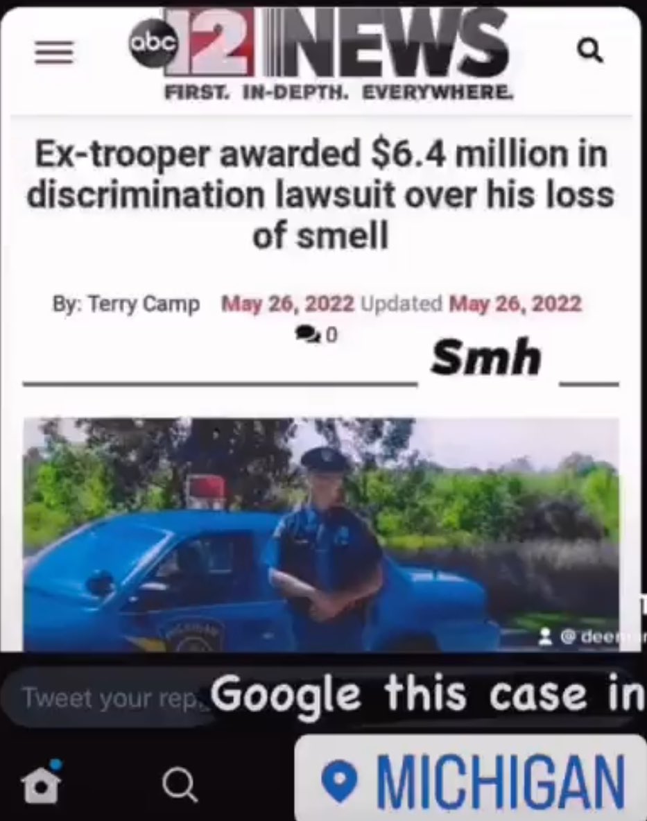 @LavoraBarnes @DemConvention @JoeBiden @KamalaHarris A #61925ksx @TheJusticeDept probe needed on 2020 #wdm120cv722 why a Federal jury can hear a #discrimination 
 case about a @migovernment white staff 👃, but not my @CivilRights & usc 249 #hatecrime case. #islamphobia at its finest @VP @NRSC @POTUS @CBSNews
x.com/area72ent/stat…