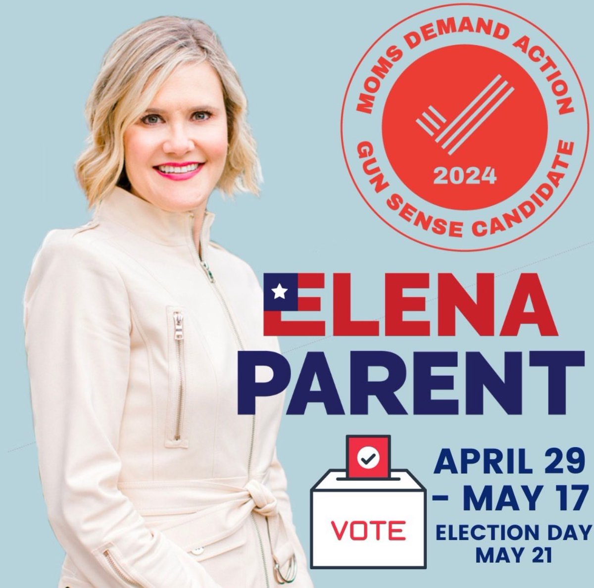 I am excited to announce that I have received the 2024 Gun Sense Candidate Distinction. Thank you, @MomsDemand, for all of your tireless work to make our country and state safer. I look forward to continuing this fight with you. #gapol