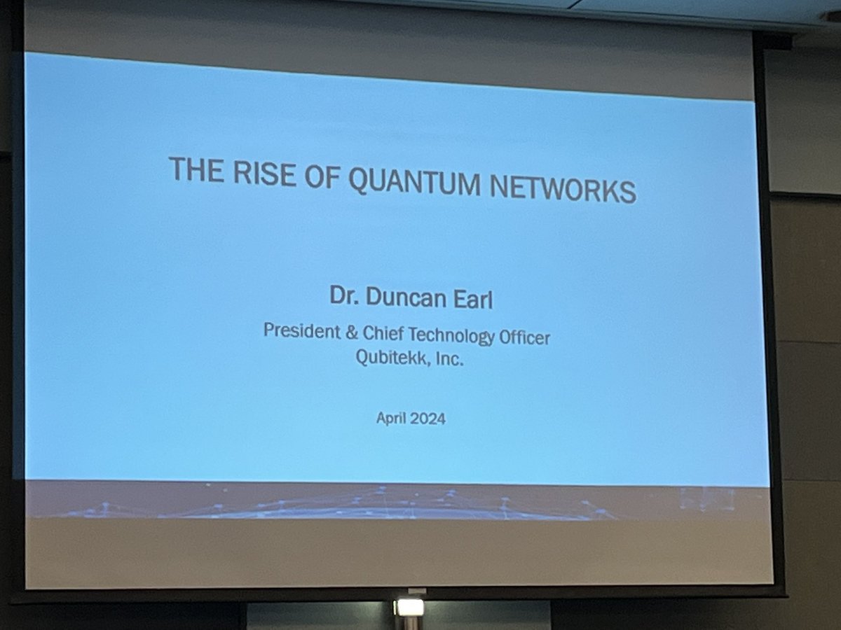 Learning about about Quantum Network.  Quantum age is coming