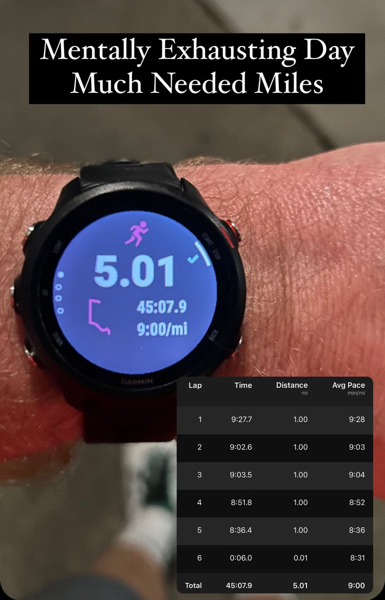 Needed these miles tonight. #run #running #runner #halfmarathon #marathon #marathontraining #fitleaders #dohardthings #nobodycaresworkharder