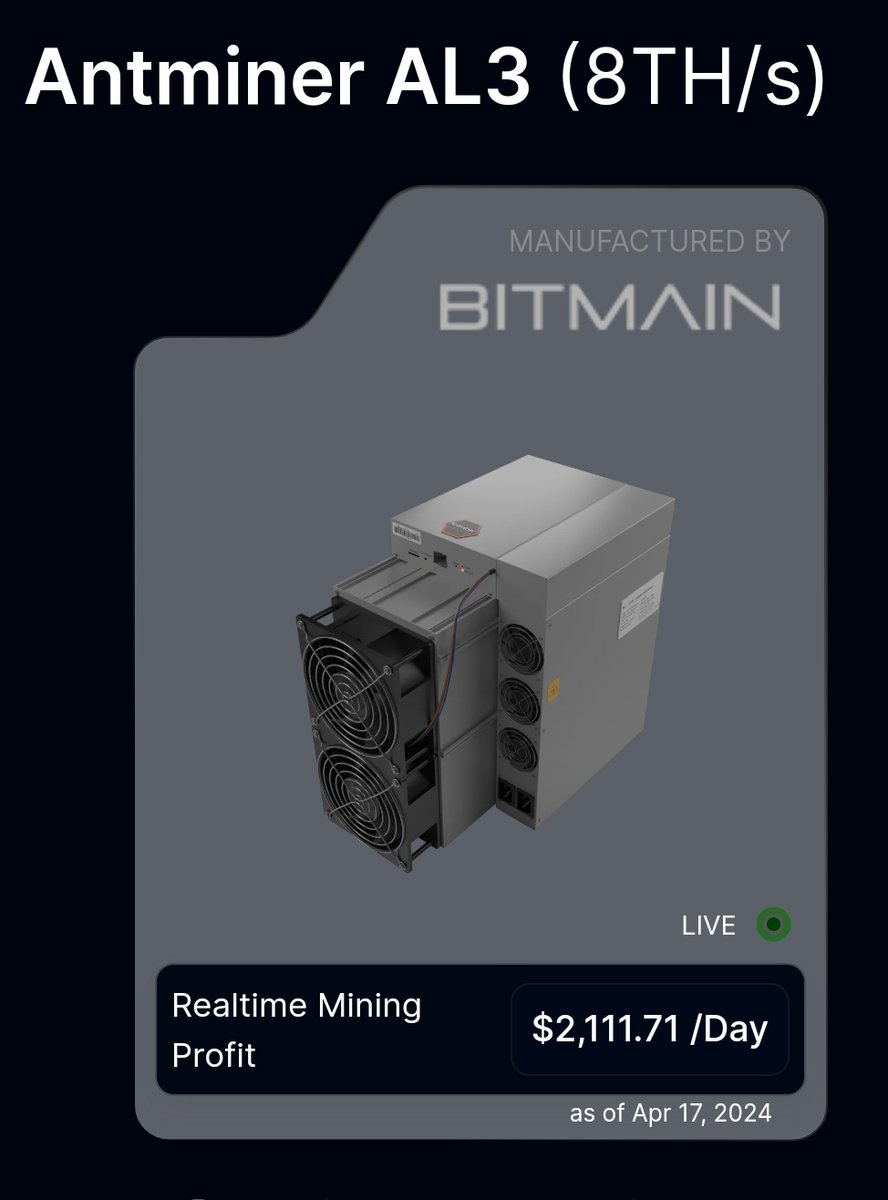 drj1gsaw's tweet image. $alph ASICs have taken social media by storm boasting insane profitability at about 2000 usd per day. 

I have been asking myself "WENN POLW??"

So I decided to do some quick napkin math, a short thread:
