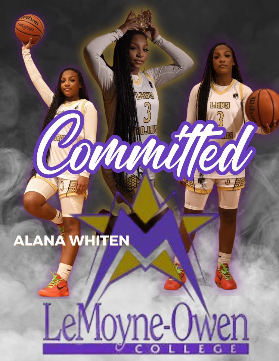 Alana has officially committed to LeMoyne-Owen College 💜💛

SIGNING DAY🏀 🖊️ 
📅: Wednesday, April 22, 2024
🕒: 1:00pm
📍: MCHS Auditorium

#HBCUPride #LoC #LadyMagician