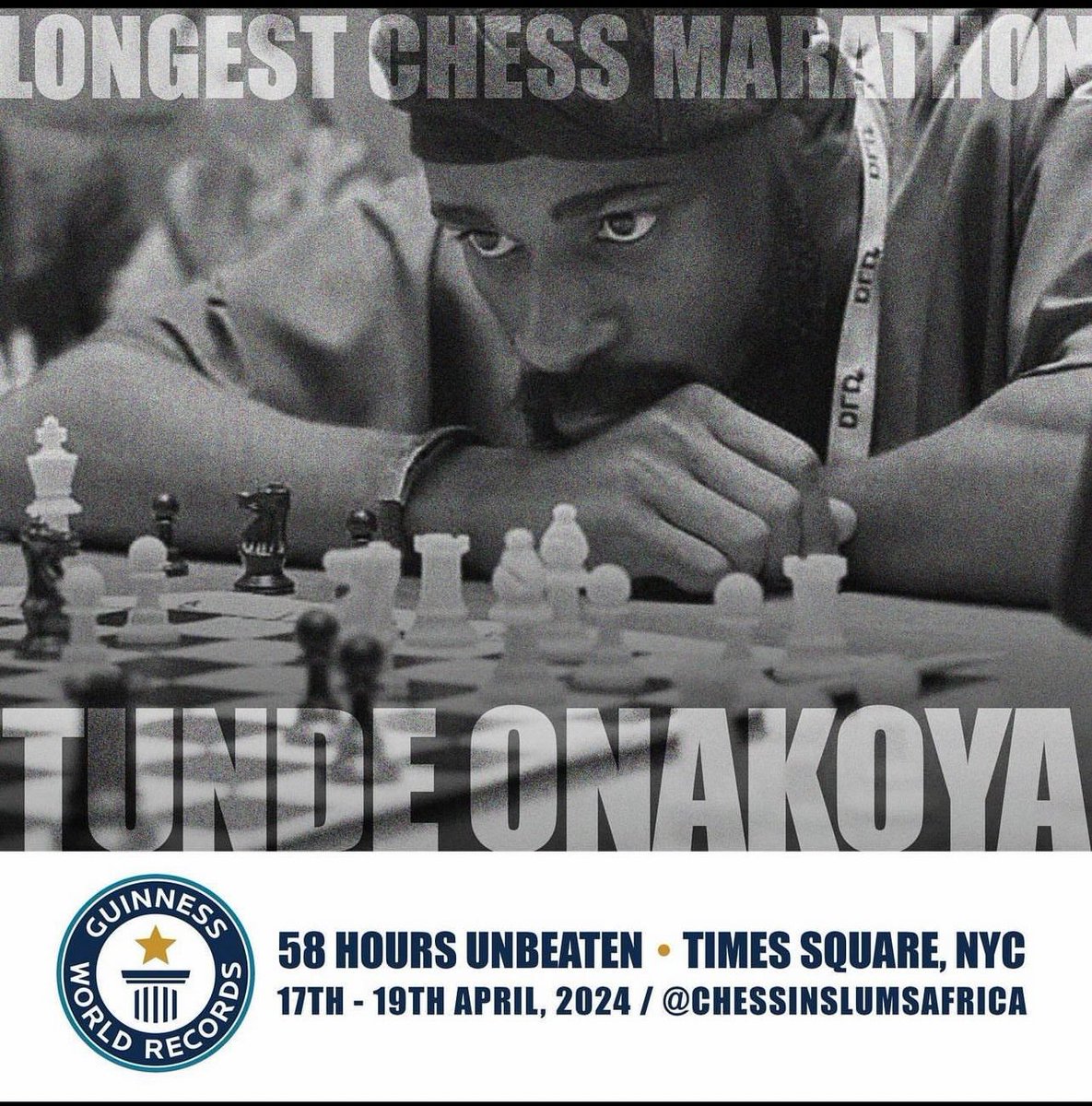jawolusy's tweet photo. I'm so delighted to see #Chess getting more popular WRT the ongoing #MarathonChess moves by @Tunde_OD.

#iCoCi23 once said; "Chess is the New Tech Order."

Sideways, #ApppiedChessScience &amp; #ACSGPT proved that Chess ain't a mere indoor Game; it's a #NeuralComputer, it's a #Machine https://t.co/ogm00UHMev