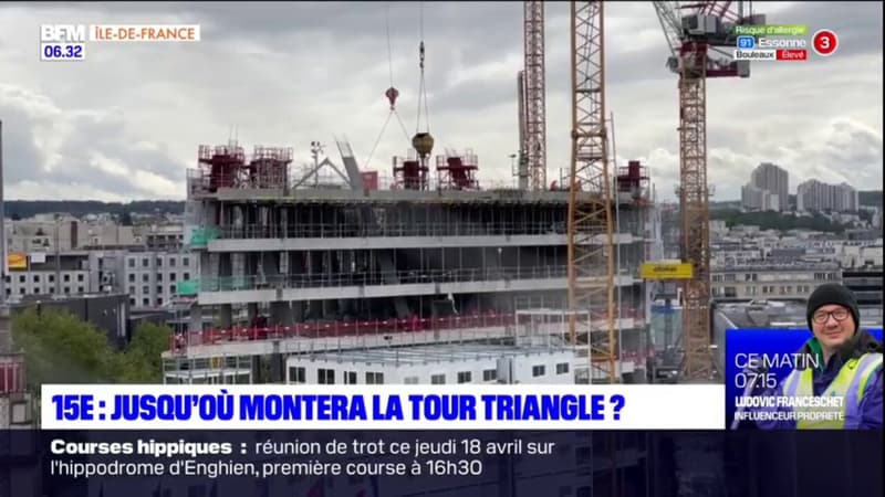 'La Tour Triangle, symbole de discordes, s'élève malgré les protestations. 660M€ pour 42 étages d'une controverse sans fin. #TourTriangle #Paris'