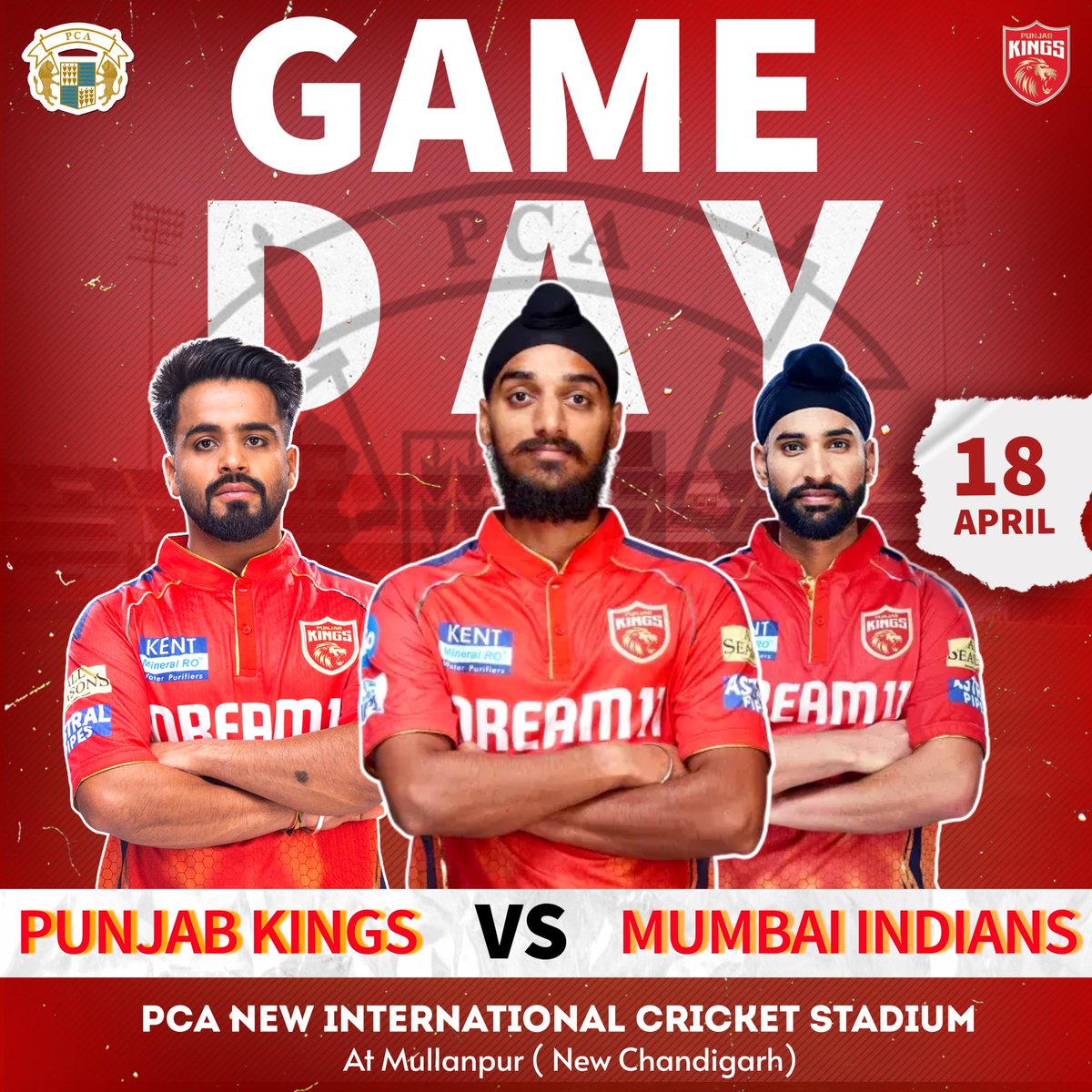 It's Game Day: It is April 18 and time to head straight to the PCA International Cricket Stadium in Mullanpur. Watch Punjab Kings vs Mumbai Indians live in action!