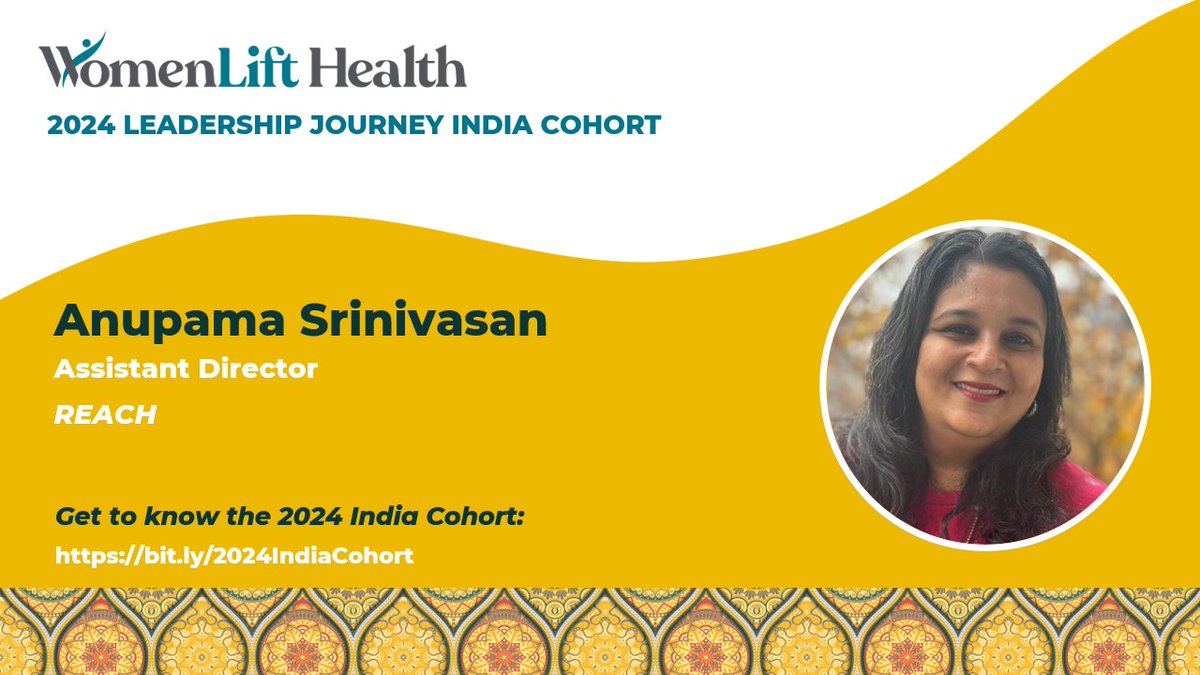 We're thrilled to share that @almostbutnotyet, Assistant Director at REACH, has been selected for the prestigious @womenlifthealth's 2024 India Leadership Journey, which recognises talented women leaders in global health ✨

#2024IndiaLeadershipJourney