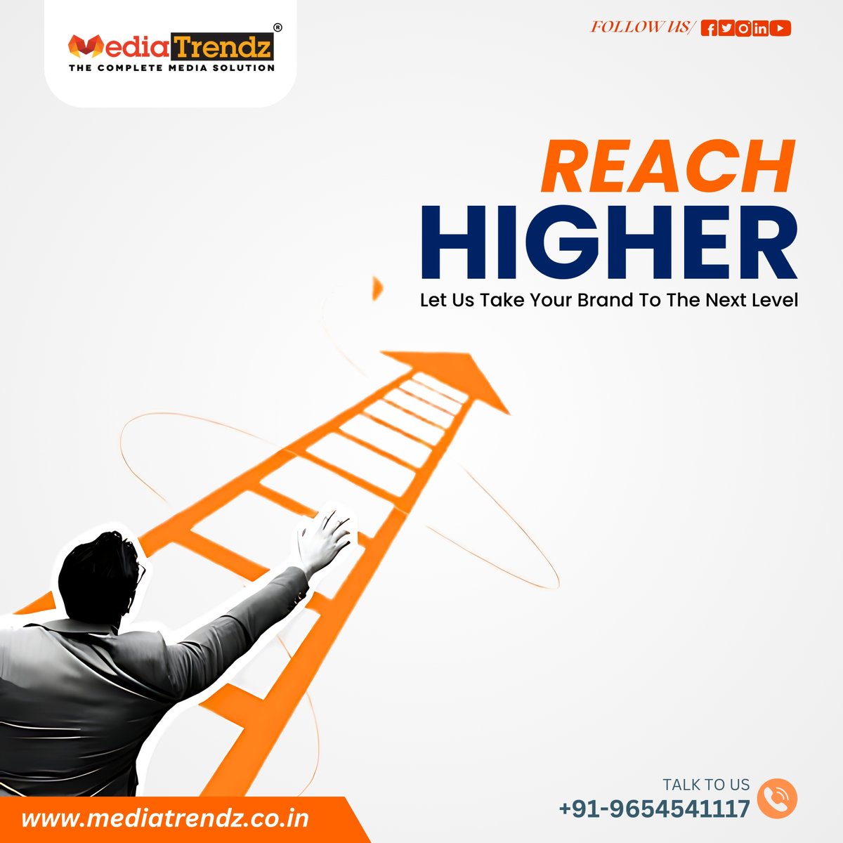 Climb to Success with Media Trendz! 🚀 Let us be your ladder to the top of the digital marketing game. 
.
#MediaTrendz #DigitalMarketing #MarketingStrategy #BrandElevation #OnlinePresence #SocialMediaMarketing #SEO #ContentCreation #InnovativeSolutions #NextLevelSuccess