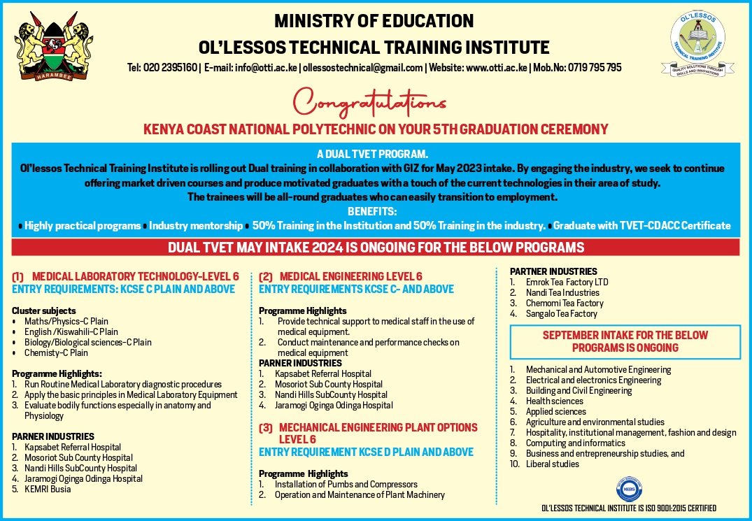 Hayawi hayawi huwa! Did you ask for May Intake? Say less, we've got you. Our institution will offer May Intake for select courses, as well as September Intake for other courses. Apply with us today! #otti #admissionopen2024_2025 #mayintake