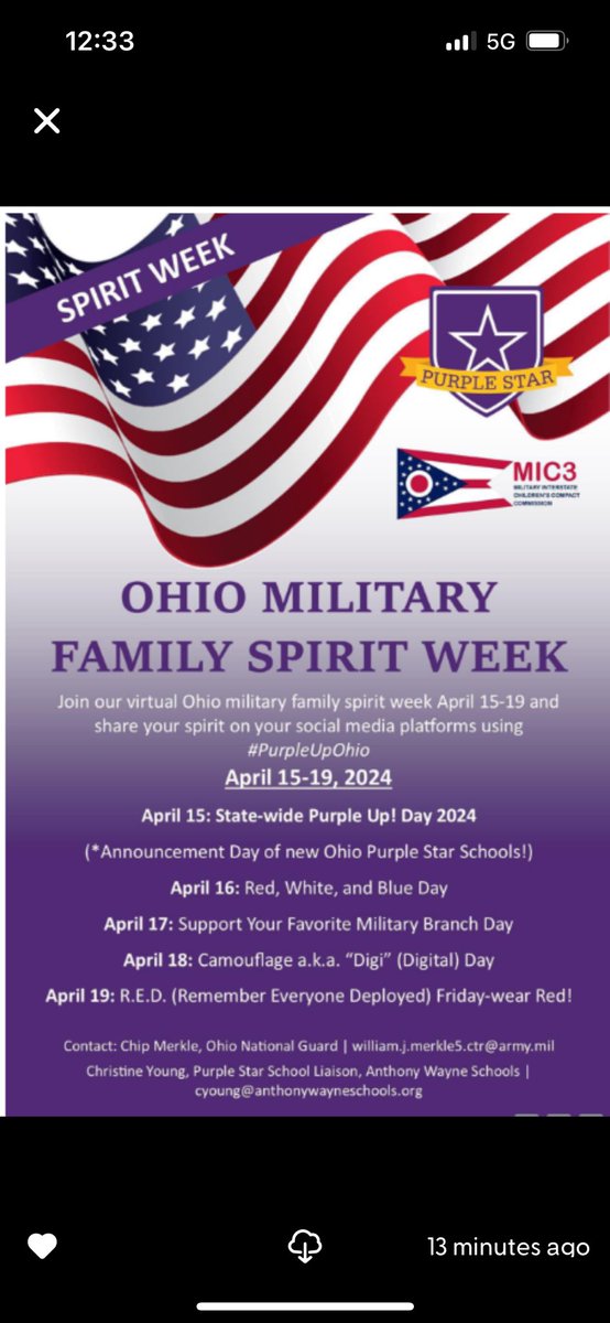 beccab104's tweet photo. Celebrating and supporting our military families with Purple Star Schools Week and Military Month #PurpleStarSchool, #PrincetonVikings#LittleVikes https://t.co/EK5wqaU0my