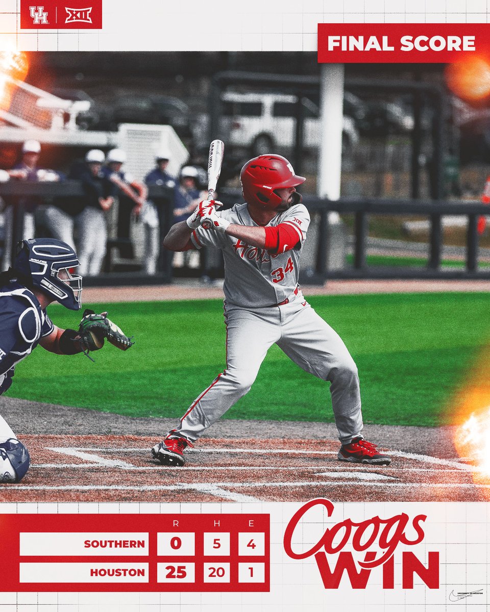 UHCougarBB's tweet photo. A southern shutout😎 https://t.co/mdNLled26N