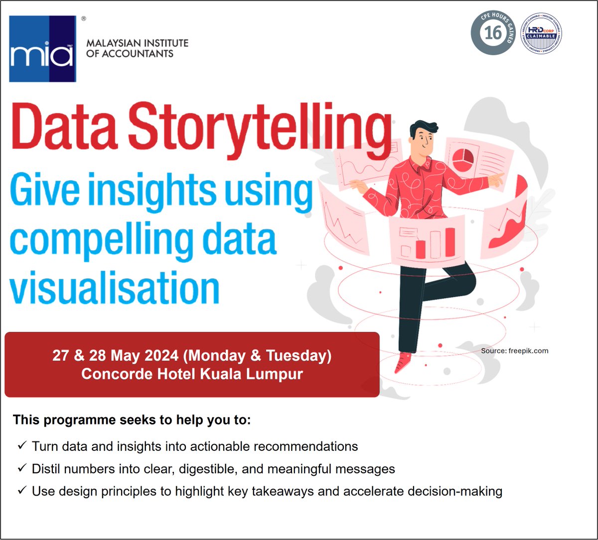 Data  Storytelling Give Insights using Compelling Data Visualisation To register >> bit.ly/39AUf5l To download brochure >> bit.ly/3JgzNJA