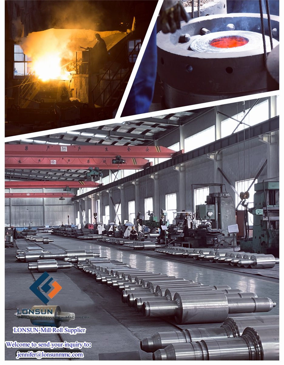 LONSUN💯ROLLS, including:
▶ Cast Iron Rolls
▶ Cast Steel Rolls
▶ Forged Steel Rolls
▶ TC Rolls, TC Composite Rolls.
Send the detailed info to get quotation now!
#millroll #rollingmill #casting #sparepart #caststeel #hotrollingmill #steelmill #steelproduction #steelfabrication