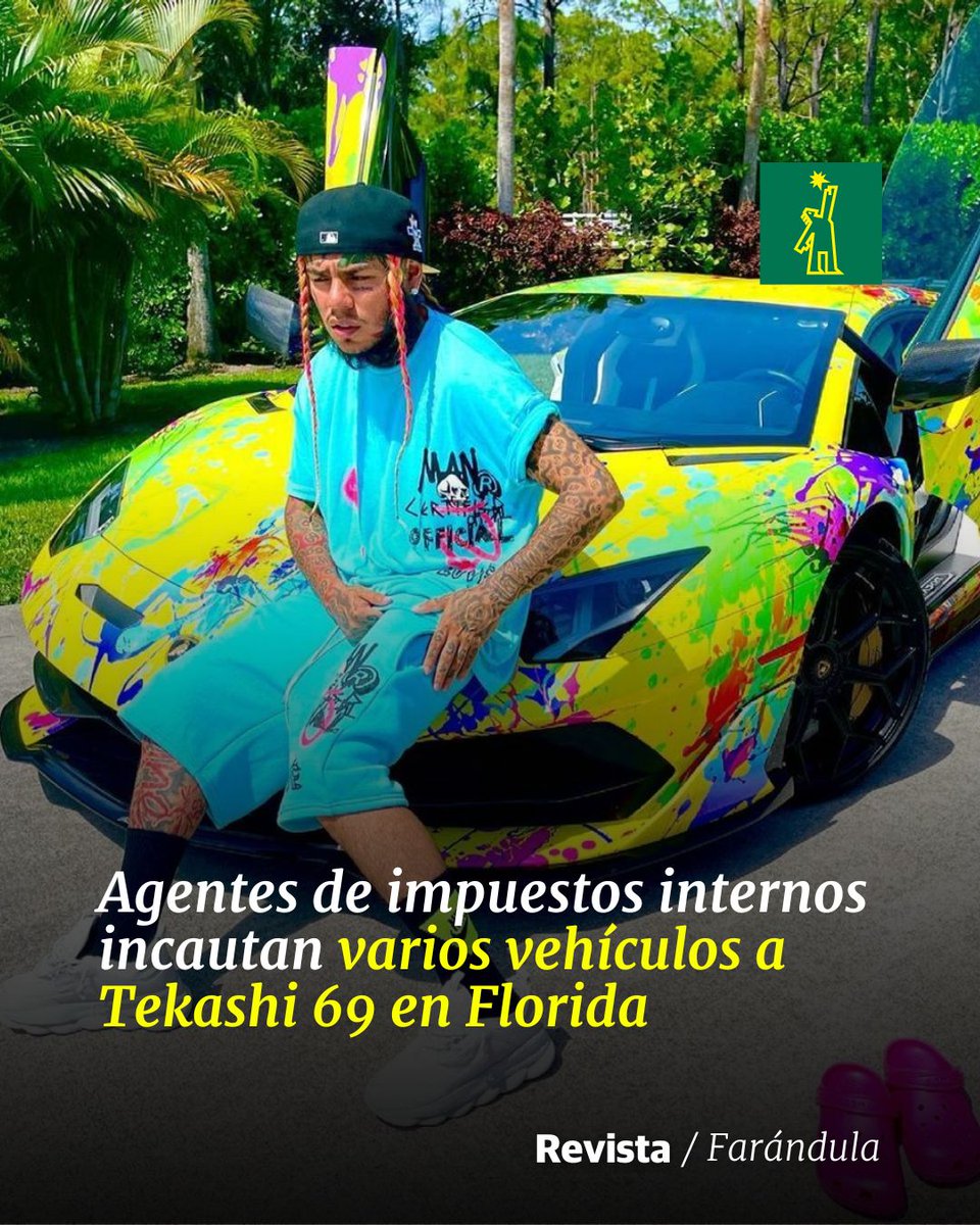 🎤 |#FarándulaDL| Agentes de impuestos internos de Florida incautan varios vehículos a Tekashi 69

🔗ow.ly/BeaF50RiFCK

#DiarioLibre #Florida #ImpuestosInternos #Vehículos #Tekashi69