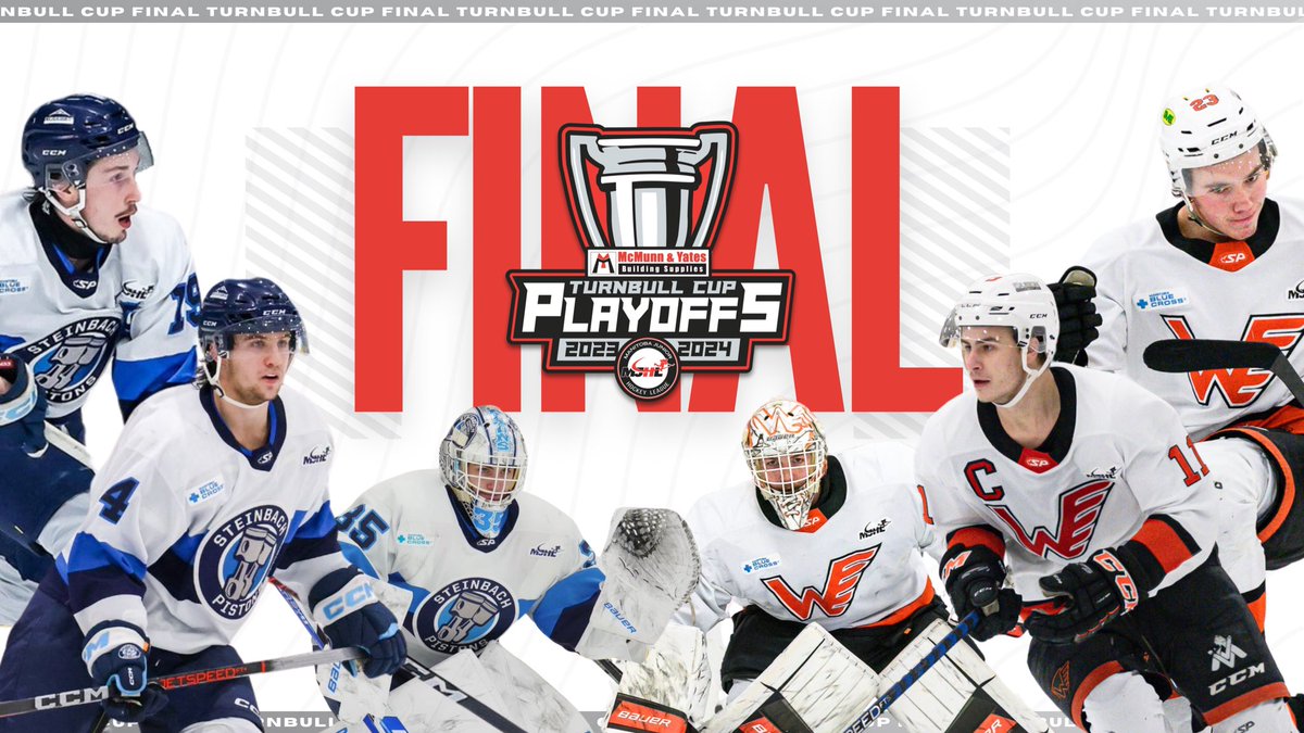 The table is set. NOW WE DANCE 💃 

It’s the top two teams from the regular season as the <a href="/MJHLPistons/">Steinbach Pistons</a> &amp; <a href="/winklerflyers/">Winkler Flyers</a> battle it out for a chance to hoist the Turnbull Cup 🏆 

<a href="/McMunnandYates/">McMunn and Yates</a> #TurnbullCupPlayoffs