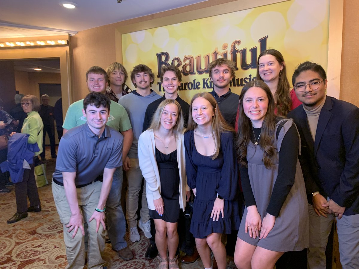 This group of Senior music students enjoyed Beautiful: The Carole King Musical at The Chanhassen Dinner Theater today.  Fun day and great musical!! <a href="/GoodhueAct/">Goodhue Activities</a>