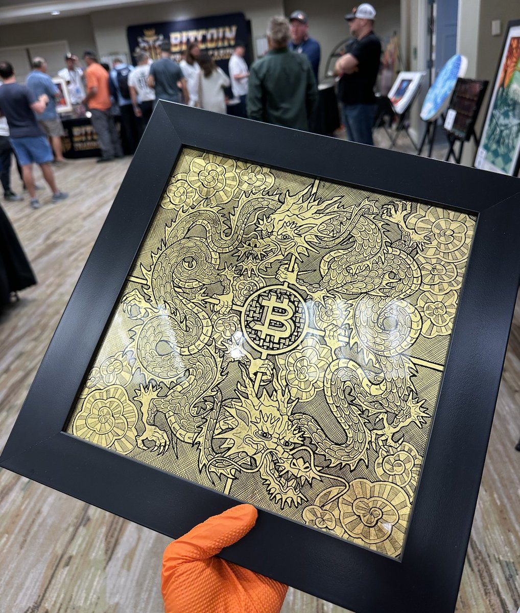 P.s. shoutout @BTCmonk1 + @scarcedotcity for allowing me to collect this beautiful piece of Bitcoin artwork. I'll treasure it forever. Peace and see you all in Nash ✌️