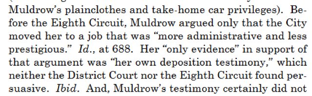 Many judges and attorneys don’t appreciate that testimony constitutes evidence. 

Astonishing a Scotus Justice is among them. #appellatetwitter h/t @VoxPrudentia