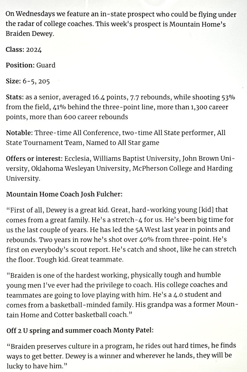 Thank you <a href="/ArRecruitingGuy/">Richard Davenport</a> for the great write up!