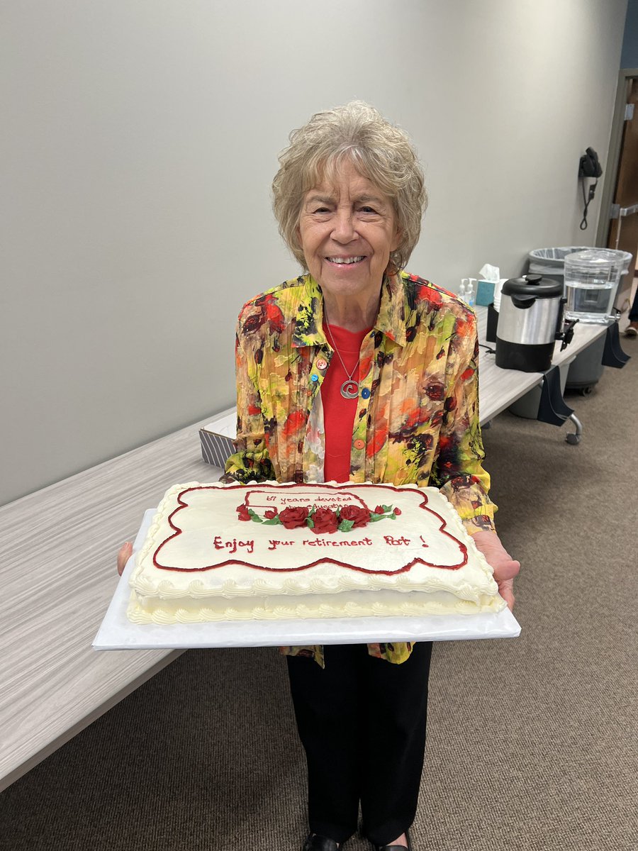 NCSACinde's tweet photo. At the NASA Region IV meeting @ESU10, Pat Hoehner was honored for 67 years work in education as she retires from @Unk_EDAD 
A huge impact on so many! 

“The most important thing is relationships. Content is important, but content changes. Relationships are forever.” Dr. Hoehner https://t.co/JPixb8ZGp3