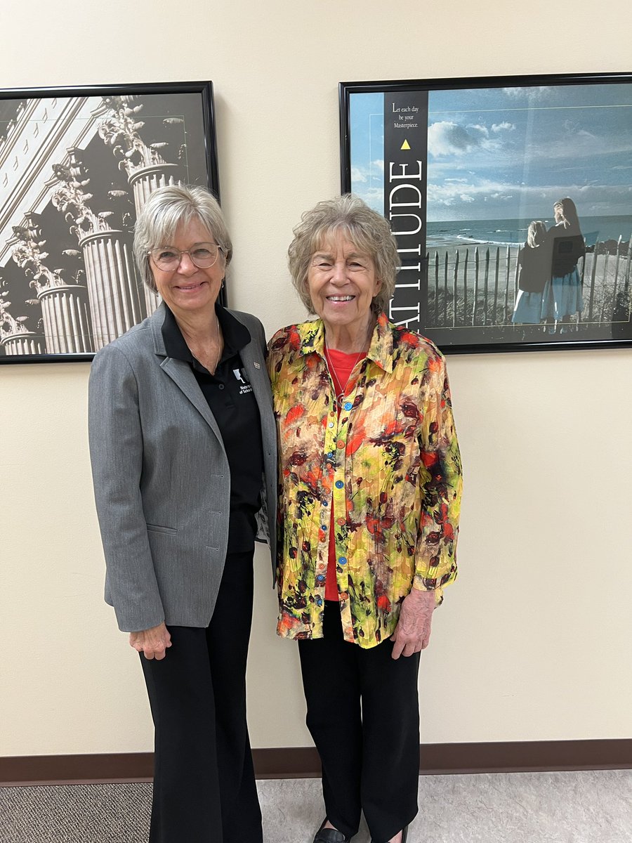 NCSACinde's tweet photo. At the NASA Region IV meeting @ESU10, Pat Hoehner was honored for 67 years work in education as she retires from @Unk_EDAD 
A huge impact on so many! 

“The most important thing is relationships. Content is important, but content changes. Relationships are forever.” Dr. Hoehner https://t.co/JPixb8ZGp3