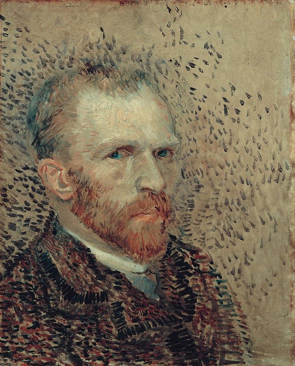 #VanGogh of the Day: Self-Portrait, March-June 1887. Oil on cardboard, 41 x 33 cm. Van Gogh Museum, Amsterdam. @vangoghmuseum