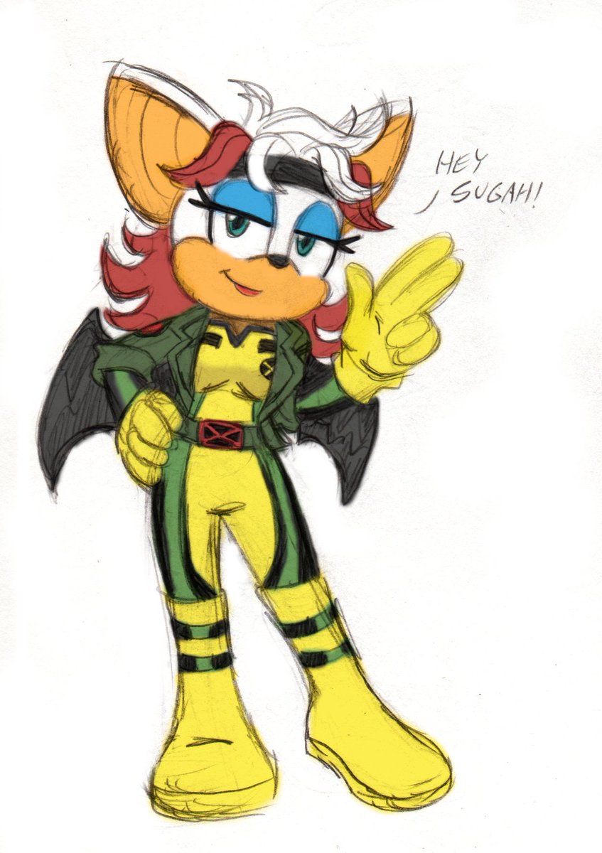 Have a Rogue Rouge on this #BatAppreciationDay #sonicthehedgehog #rougethebat