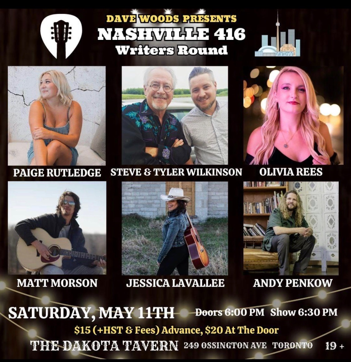 🎶 Save the date, Toronto! 🎶 Calling all music lovers to join us for Nashville writers’ round. Get ready for a night of incredible talent. It’s going to be epic! 🎵🌟 #NashvilleInToronto #MusicEvent #SaveTheDate 🙏🏻 @inthecountry_with_davewoods @thedakotatavern