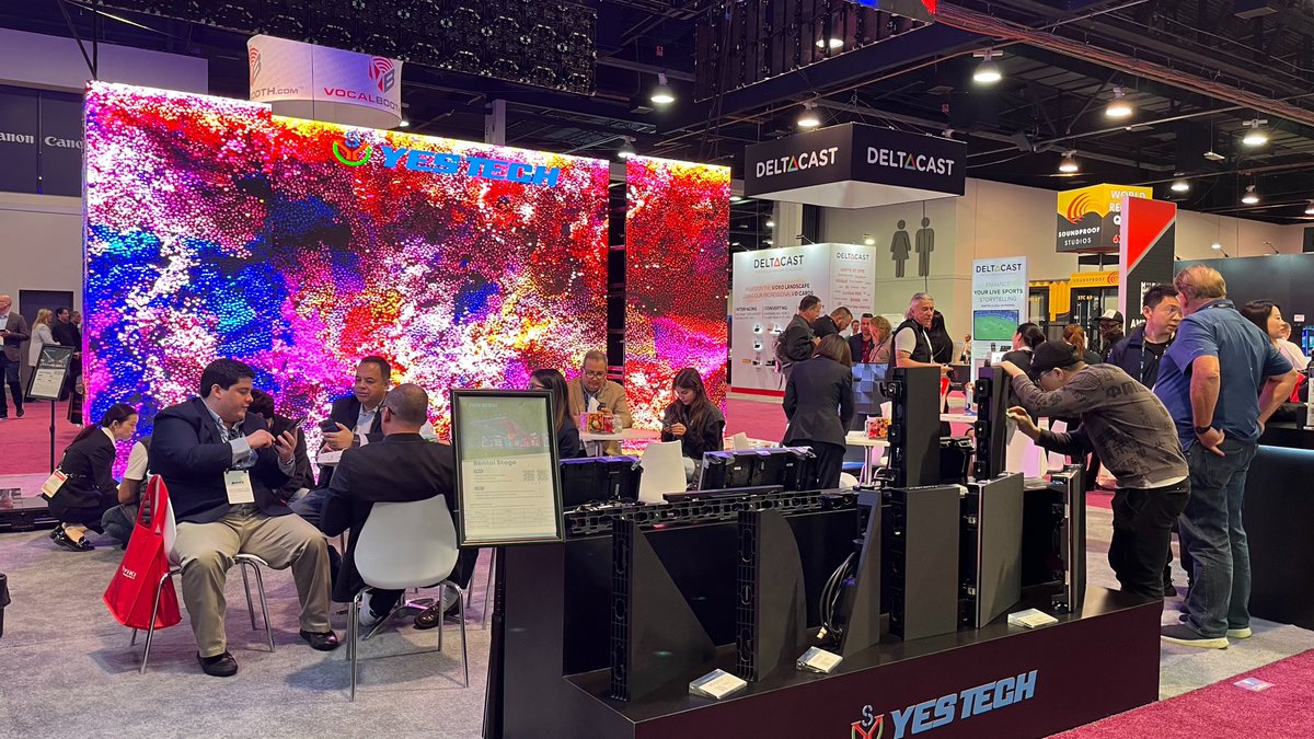 YES TECH's Journey at NAB 2024 is wrapped up perfectly! Over the past 3 days, we've had the pleasure of connecting with countless attendees at our booth and showing them our cutting-edge solutions with excitement. Special thanks to Novastar & Kommander for their support.