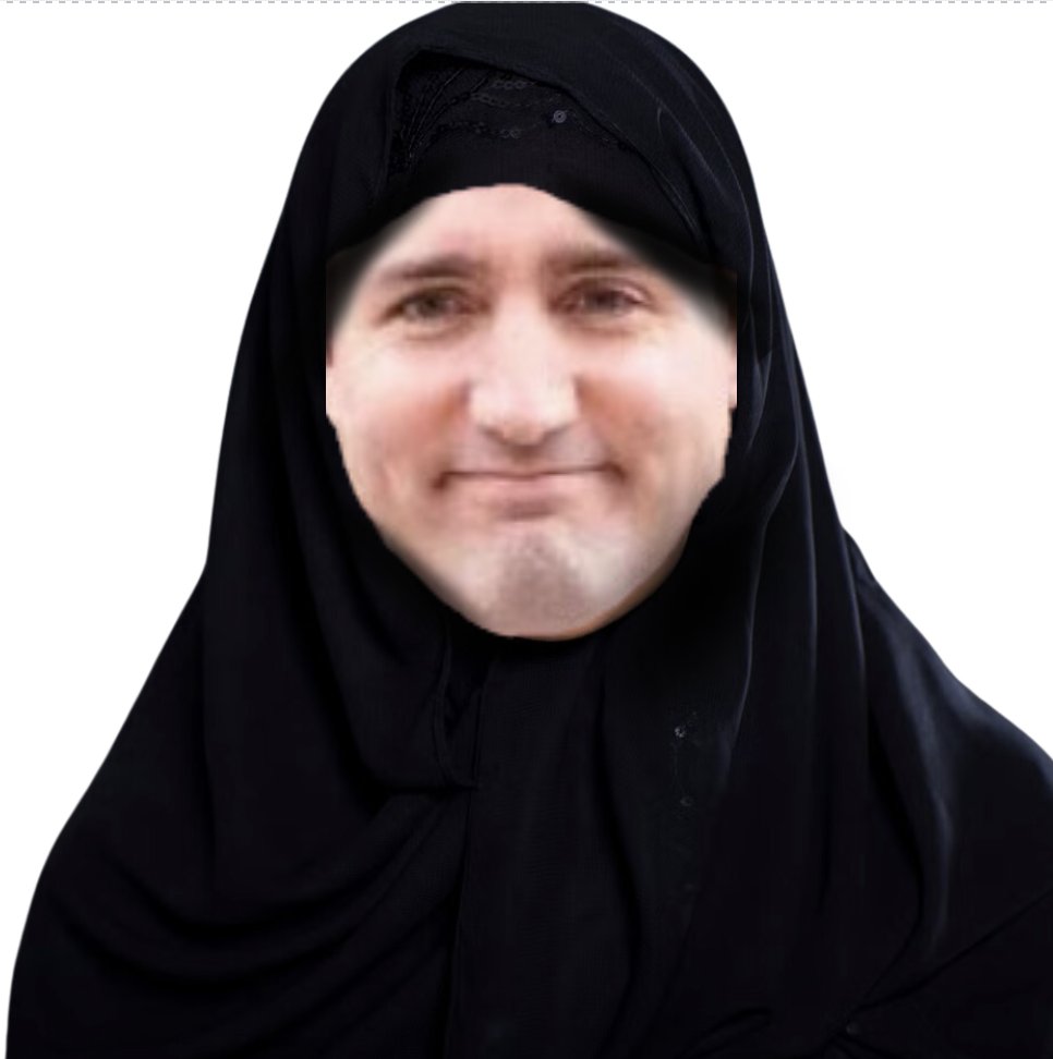 Justin Trudeau dons relevant costume to announce that Halal mortgages now available in Canada. Conversions are expected. LOL