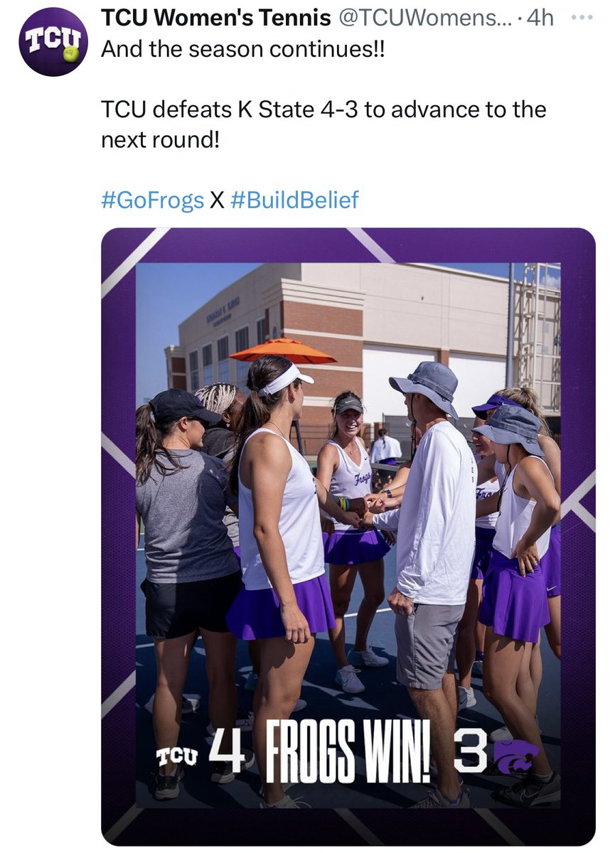 What Pandora’s box did Wisconsin open? It appears TCU’s win earlier today has been overturned post-match. This result likely moves TCU below the NCAA cut line.